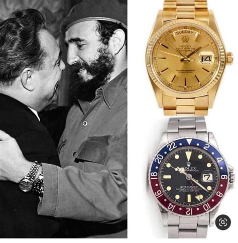 breitling fidel castro|Wrist Watching: Fidel Castro Wearing Rolex .